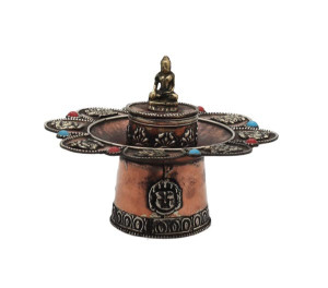 Räucherstäbchenhalter, Glückssymbole, Buddha, Nepal
