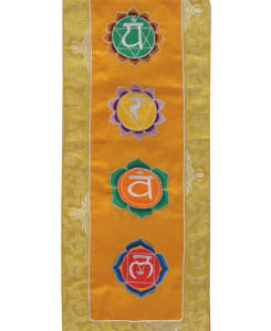 Wandbehang, sieben Chakren, orange