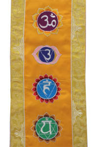 Wandbehang, sieben Chakren, orange
