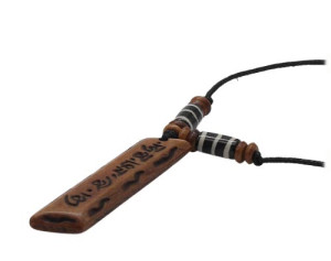 Yak Horn Anhänger - Tibet Style, Om Mani Padme Hum 8