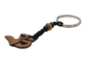 Schlüsselanhänger, Yak-Horn, Om Zeichen 11