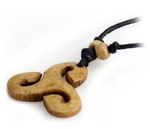 Yak Horn Anhänger, Nepal Design 3