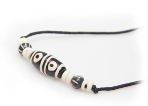 Anhänger Glas/Horn 2, Nepal Design 1