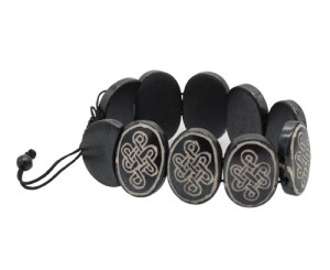 Yak Horn Armband "Endloser Knoten" aus Nepal