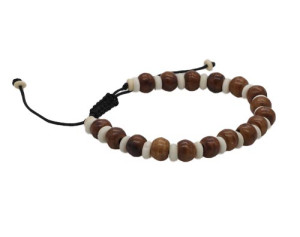 Armband aus Glas/Horn Nepaldesign 7