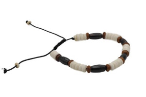 Armband aus Glas/Horn Nepaldesign 8