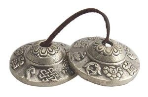 Zimbeln, Glückssymbole, Nepal, ca. 80 g.