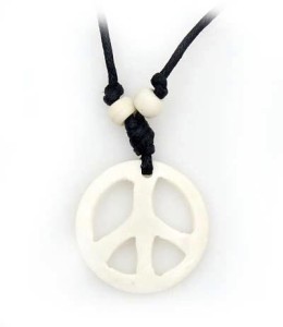 Yak Horn Anhänger, Peace 2 Yak Horn Anhänger, Peace 2