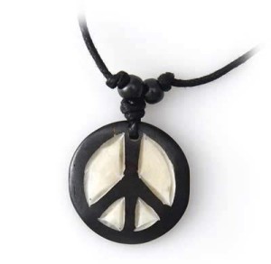 Yak Horn Anhänger - Peace 4 Yak Horn Anhänger - Peace 4