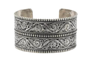 Filigraner Armreif, breit Filigraner Armreif, breit