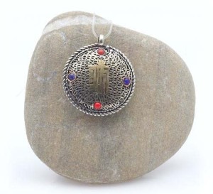 Kalachakra, Vishvavajra Anhänger aus Nepal Kalachakra, Vishvavajra Anhänger aus Nepal