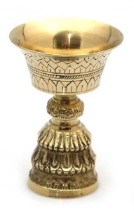 Butterlampen-Ständer, Messing, 160 g