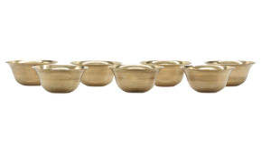 Opferschälchen, Wasserschalen-Set, Messing, 200 g. Opferschälchen, Wasserschalen-Set, Messing, 200 g.