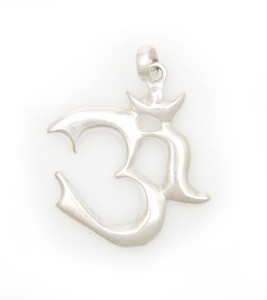 OM Anhänger aus Nepal, Sterlingsilber (925)