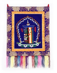 Kalachakra Wandbehang, blau Kalachakra Wandbehang, blau