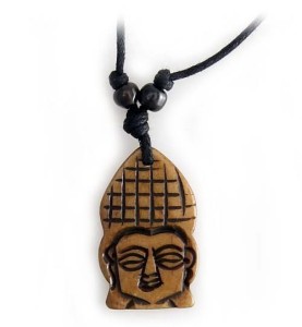 Yak Horn Anhänger - Buddha Kopf 2