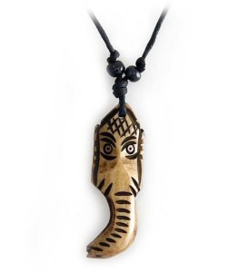 Yak Horn Anhänger, Ganesh