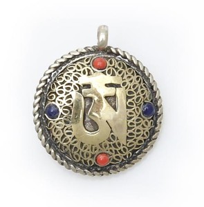 Om-Vishvavajra Anhänger aus Nepal