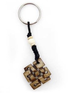 Schlüsselanhänger, Yak-Horn, Endloser Knoten 2
