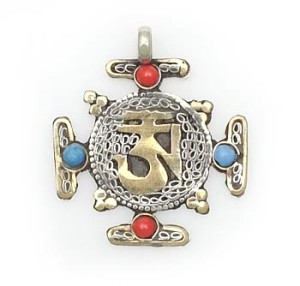 Om Anhänger, sanskrit