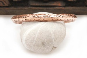 Armreif, Kupfer, Nepaldesign 2