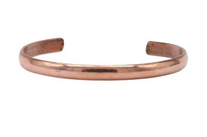 Schlichter Armreif aus Kupfer, schmal