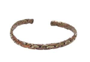 Drei Metalle Armreif