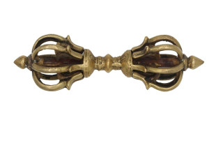 Messing Dorje (Vajra) aus Nepal, 270 g.