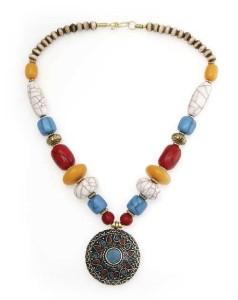 Yak-Horn Kette, Nepal Design 9