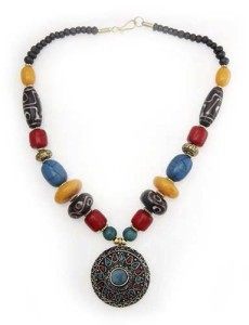 Yak-Horn Kette, Nepal Design 11