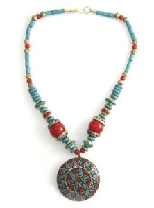 Yak-Horn Kette, Nepal Design 6