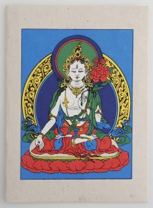 Grußkarte, "Weiße Tara"