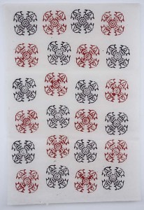 Lokta Papier-Bogen, Druck, Vishvavajra