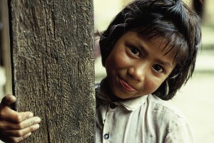Poster 20 X 30 cm, Mädchen aus Bhaktapur, Nepal