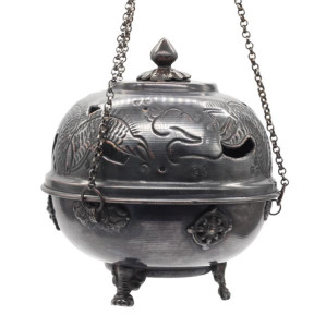 Räucherschale mit Drachen aus Nepal
