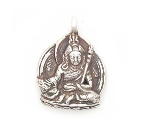Padmasambhava Anhänger aus Nepal, Sterlingsilber (925)