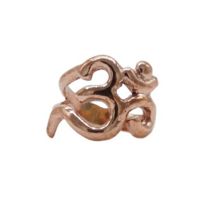 Om Zeichen Ring, Kupfer, aus Nepal 17,5 mm