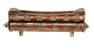 Räucherstäbchenhalter, Om Mani, Glückssymbole 06, Nepal