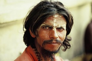 Poster 20 X 30 cm, Sadhu in Pashupatinath, Nepal