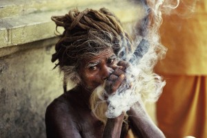 Poster 30 X 45 cm, Sadhu in Pashupatinath, Nepal