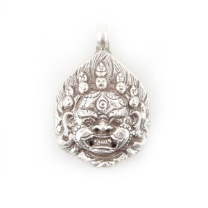 Mahakala Anhänger aus Nepal, Sterlingsilber (925)