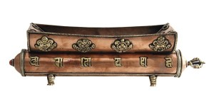 Räucherstäbchenhalter, Om Mani, Glückssymbole 05, Nepal