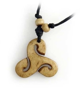 Yak Horn Anhänger, Nepal Design 3