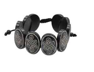 Yak Horn Armband "Endloser Knoten" aus Nepal