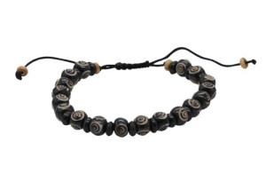 Armband aus Glas/Horn Nepaldesign 3