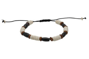Armband aus Glas/Horn Nepaldesign 8
