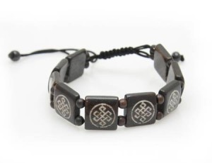 Yak Horn Armband "Endloser Knoten" aus Nepal