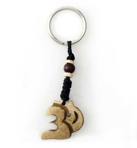 Schlüsselanhänger, Yak-Horn, Om Zeichen 1