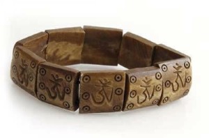 Yak Horn Armband "Om-Zeichen" aus Nepal