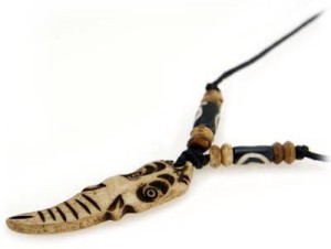 Yak Horn Anhänger - Tibet-Style, Ganesh